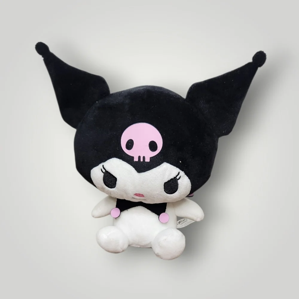 Sanrio Characters Chokkori san Kuromi doll stuffed toy plush - Picture 4 of 11